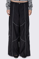 Void Black Sigil Graphic Tech Pants