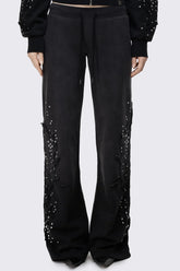 Breathe Sigil Studded Patch Bootcut Sweatpants