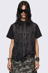 Elysium Sigil Rhinestone Graphic T-Shirt
