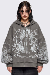 Ascension Grey Zip Up Hoodie