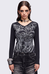 Fleur-de-lis Top