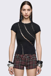 Coal Washed Baby Tee
