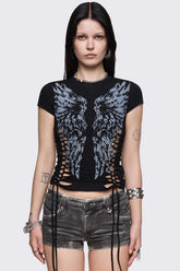 Dynasty Cut-Out Baby Tee