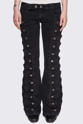 Hilda Military Flared Jeans