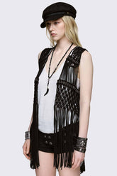Ingrid Macrame Waistcoat