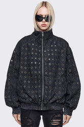 Rogue Denim Bomber Jacket