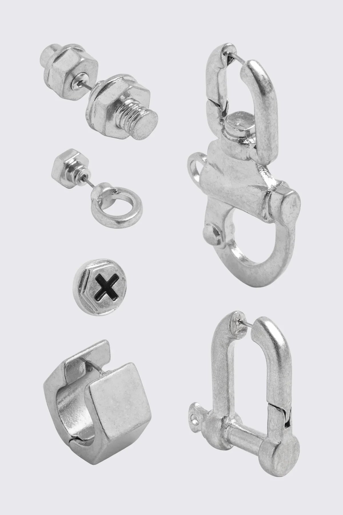 Screwed Earring Set