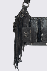 Suki Fringe Faux Shoulder Bag