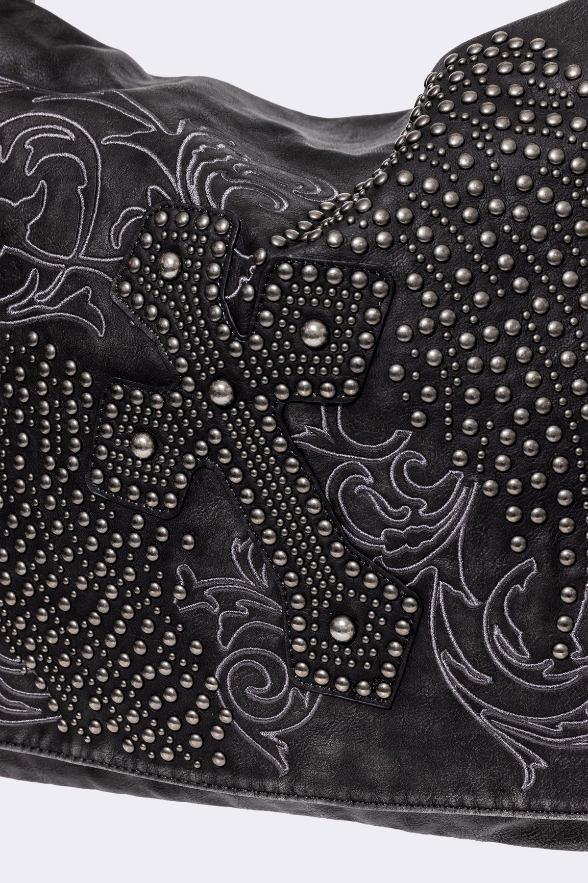 Ritual Washed Studded Messenger Bag