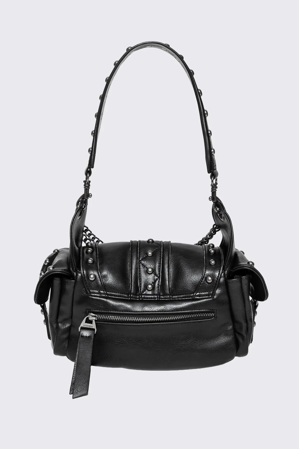 Sloane Studded Faux Leather Shoulder Bag