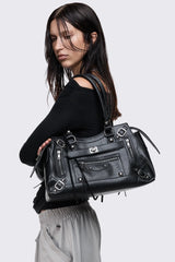 Pitch Black Shoulder Bag