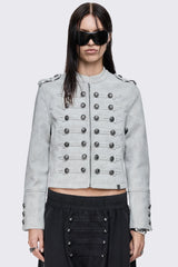 Cadence Worn Grey Hussar Jacket