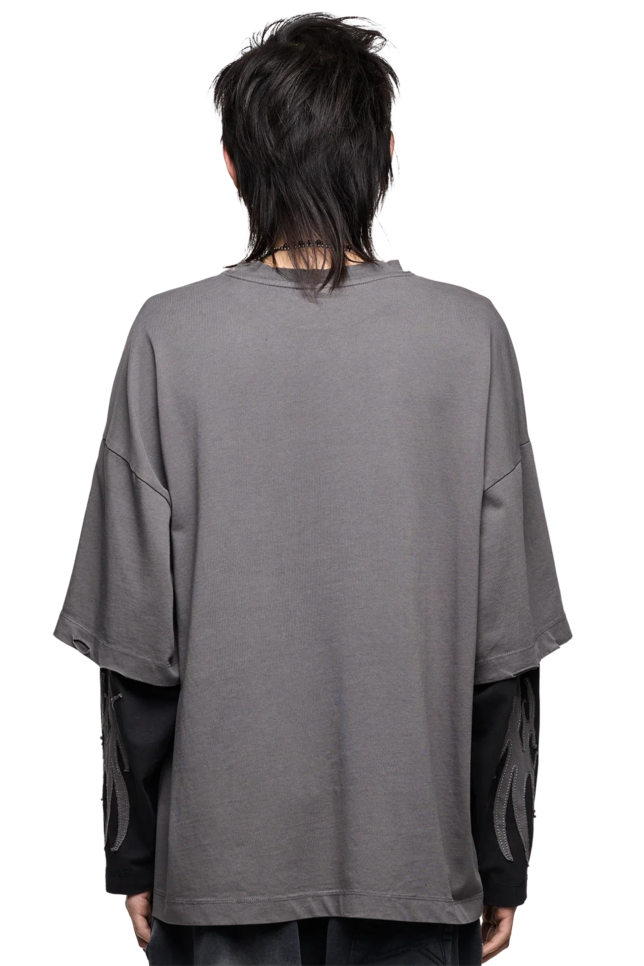 Luvx Grey Layered T-Shirt