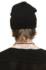 Chrome Angel Black Beanie