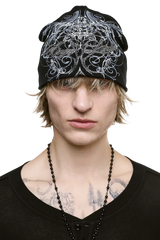 Chrome Angel Black Beanie