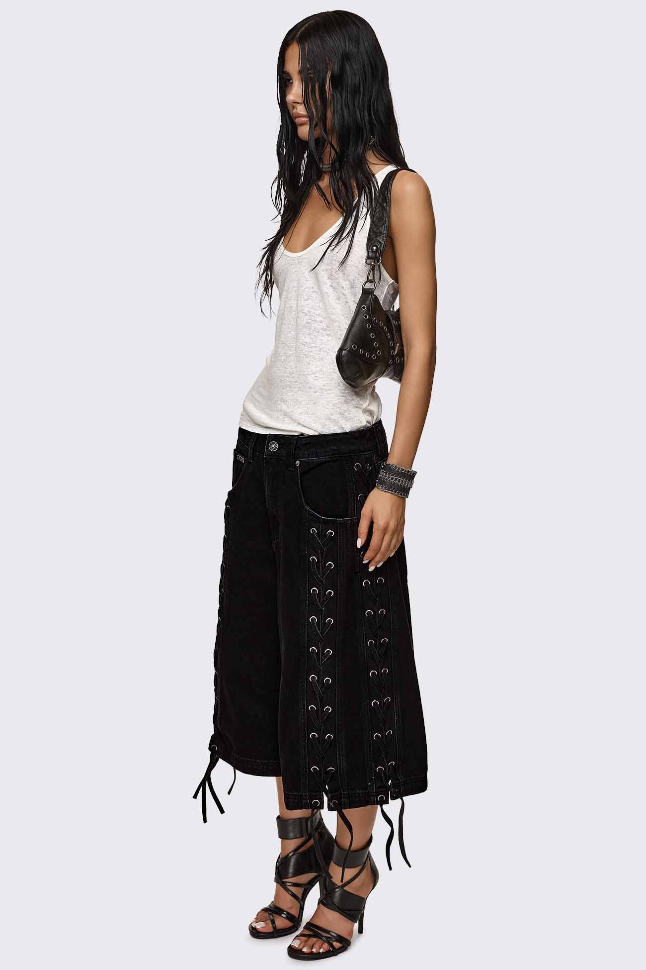Tension Lace-Up Jorts