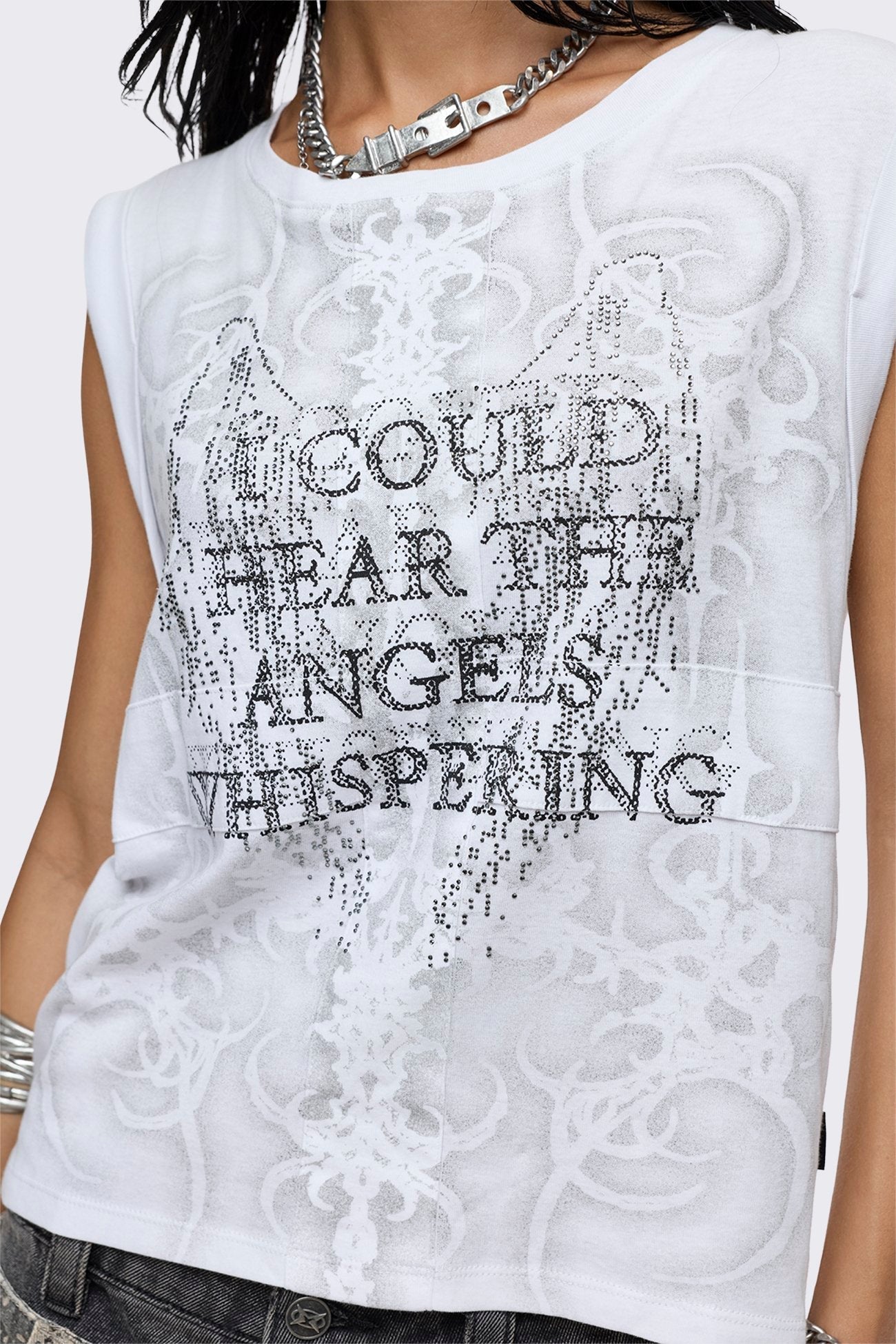 Whispering Graphic Loose Top