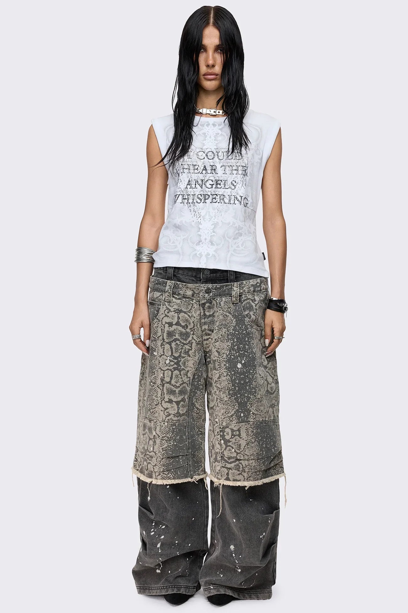 Whispering Graphic Loose Top