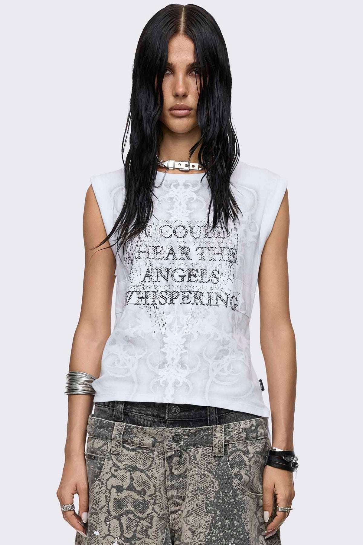 Whispering Graphic Loose Top