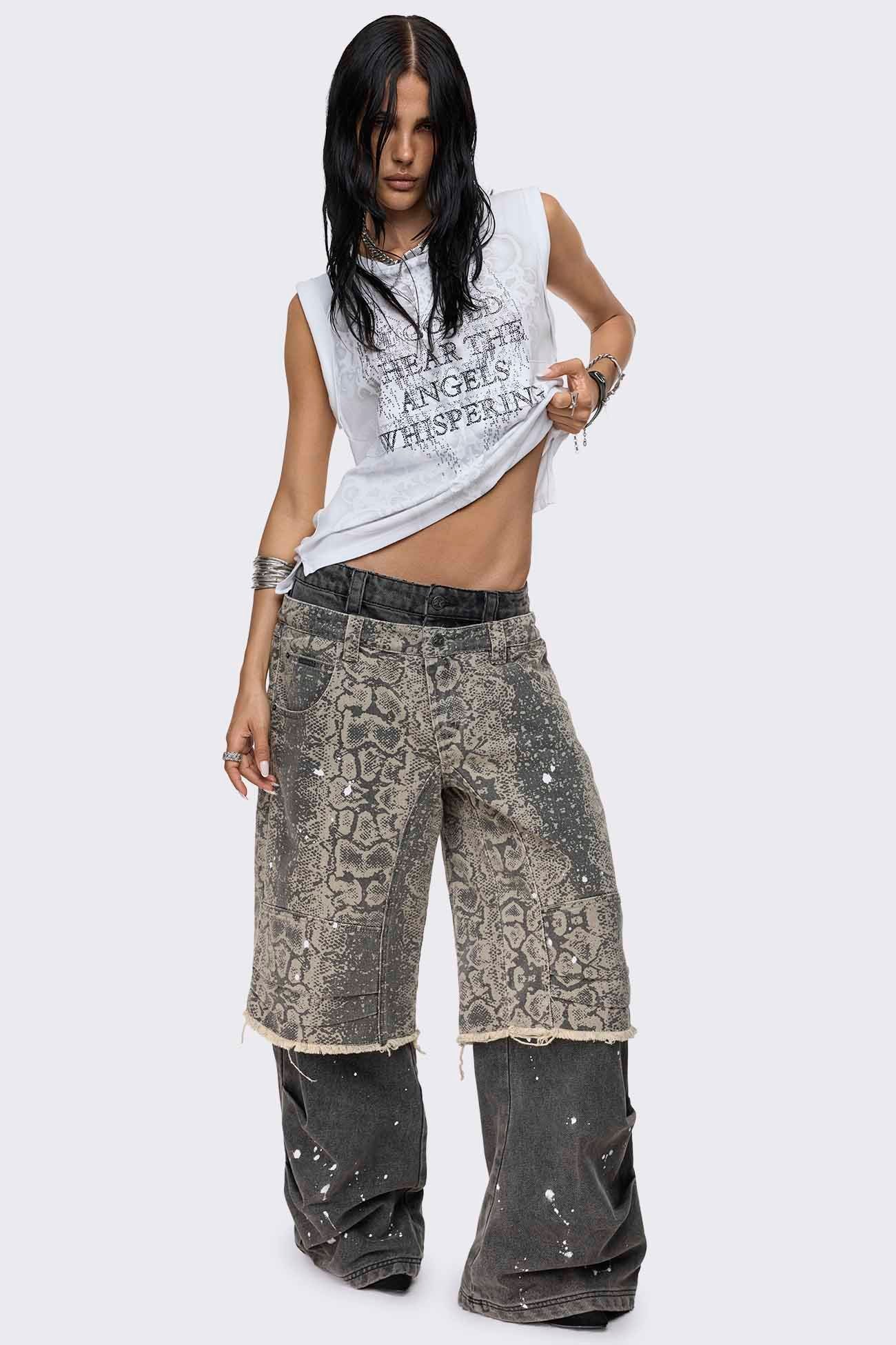 Whispering Graphic Loose Top