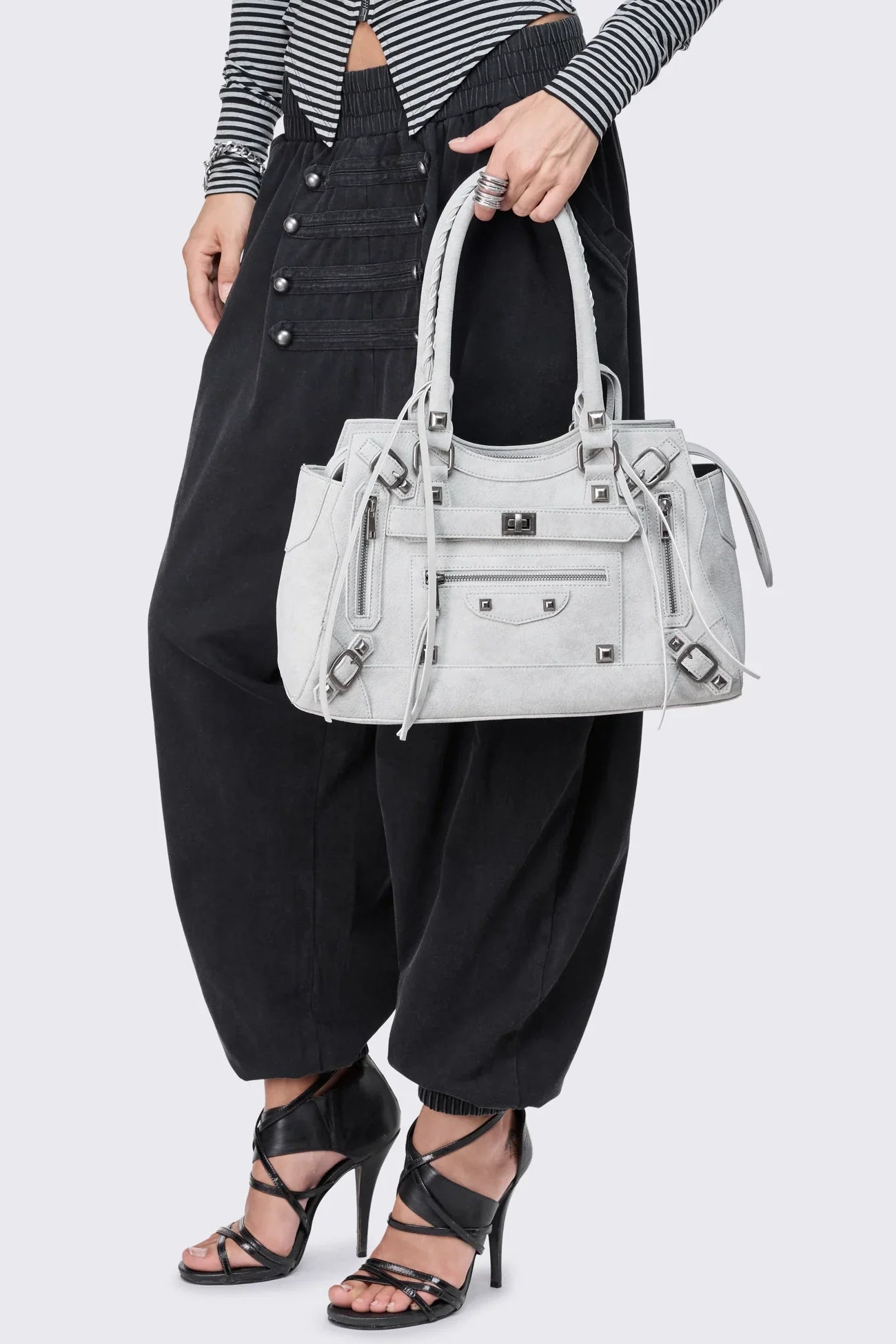 Pitch Grey Shoulder Bag