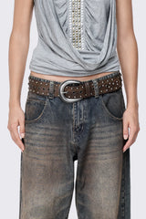 Solistice Washed Studded Belt