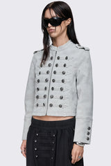 Cadence Worn Grey Hussar Jacket