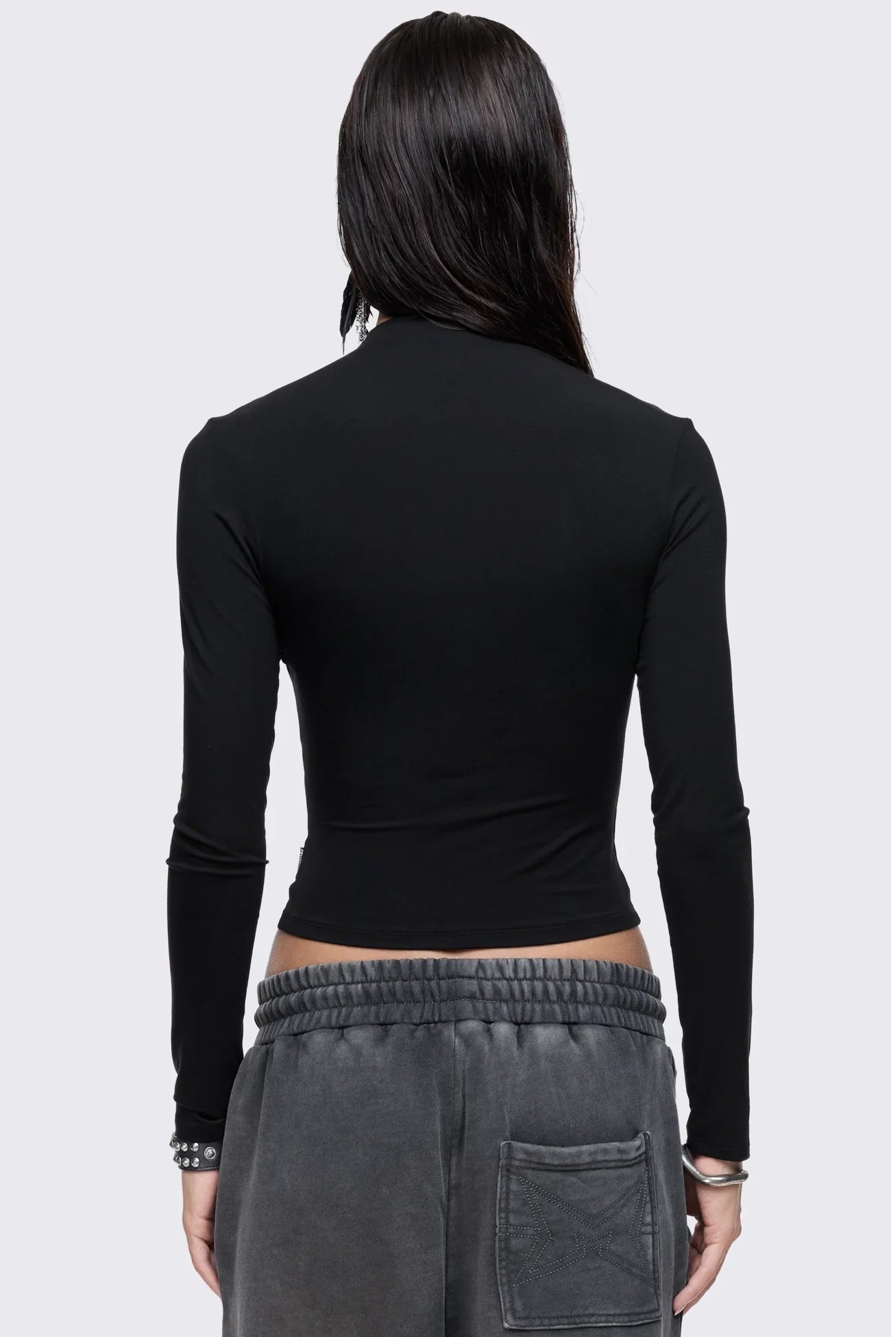 Shiloh Black Long Sleeve Top