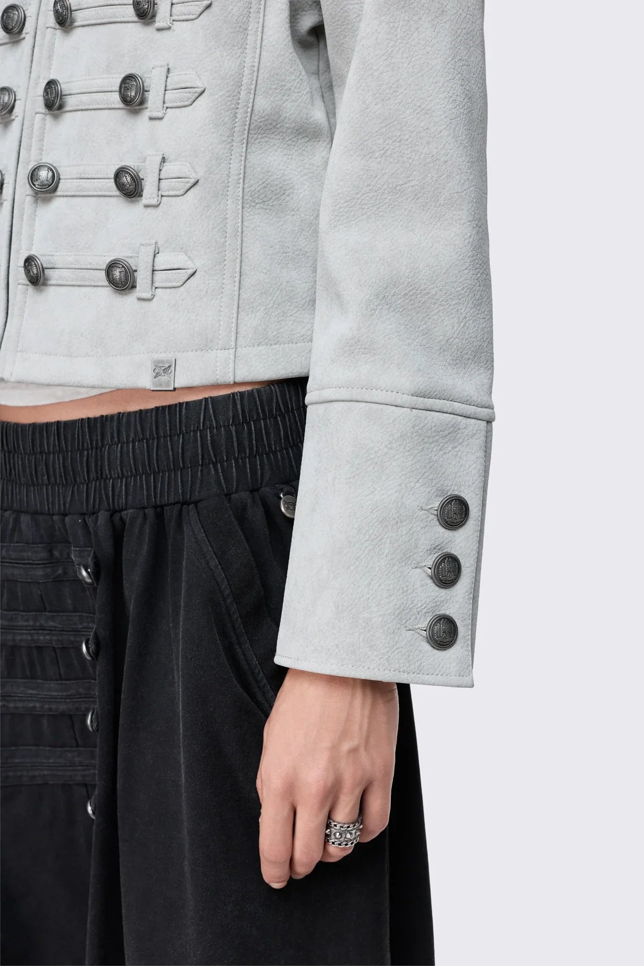 Cadence Worn Grey Hussar Jacket