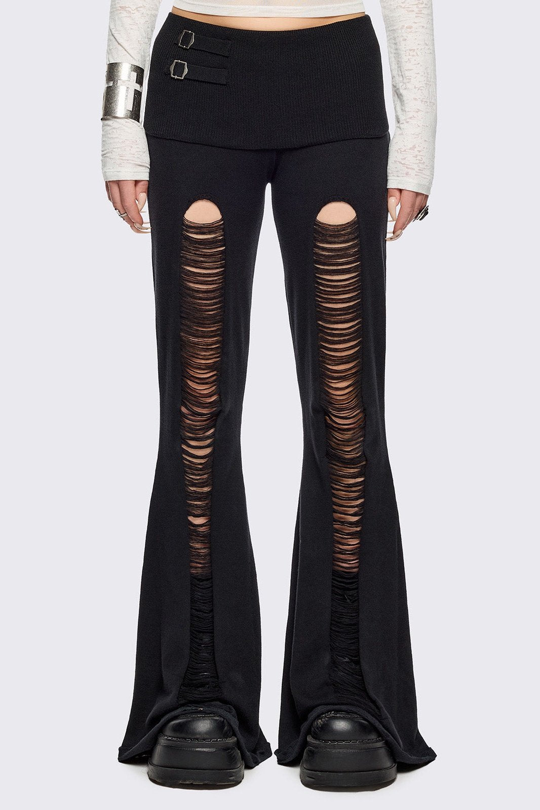 Broken Flare Pants