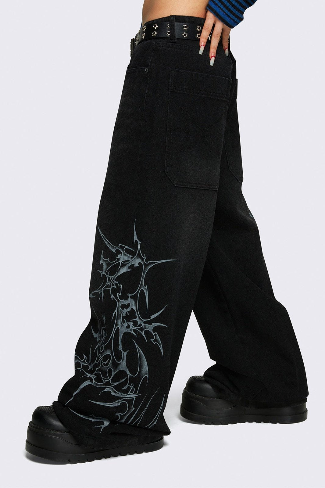 Blaze Graphic Baggy Jeans