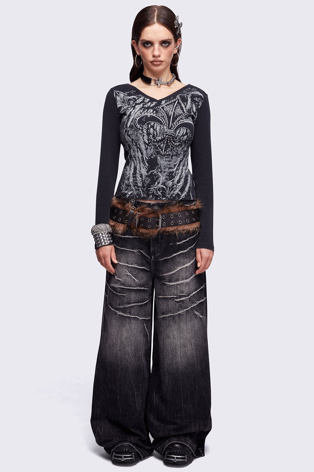 Fleur-de-lis Top