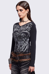 Fleur-de-lis Top