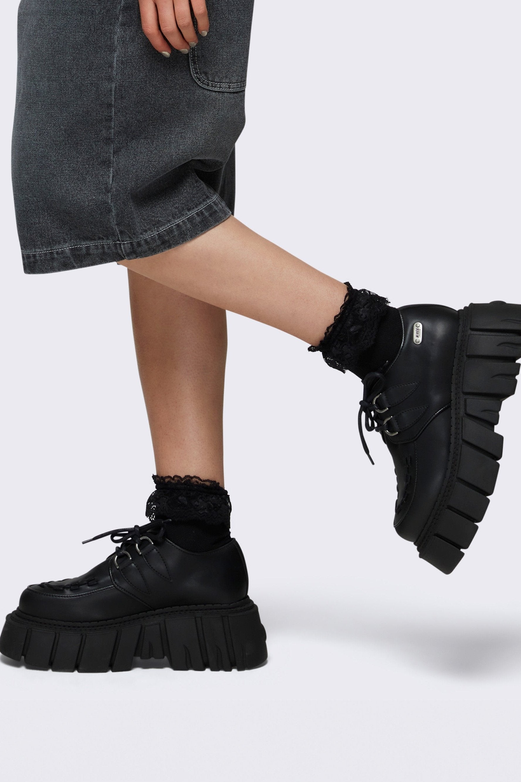 Gig Black Creeper Shoes