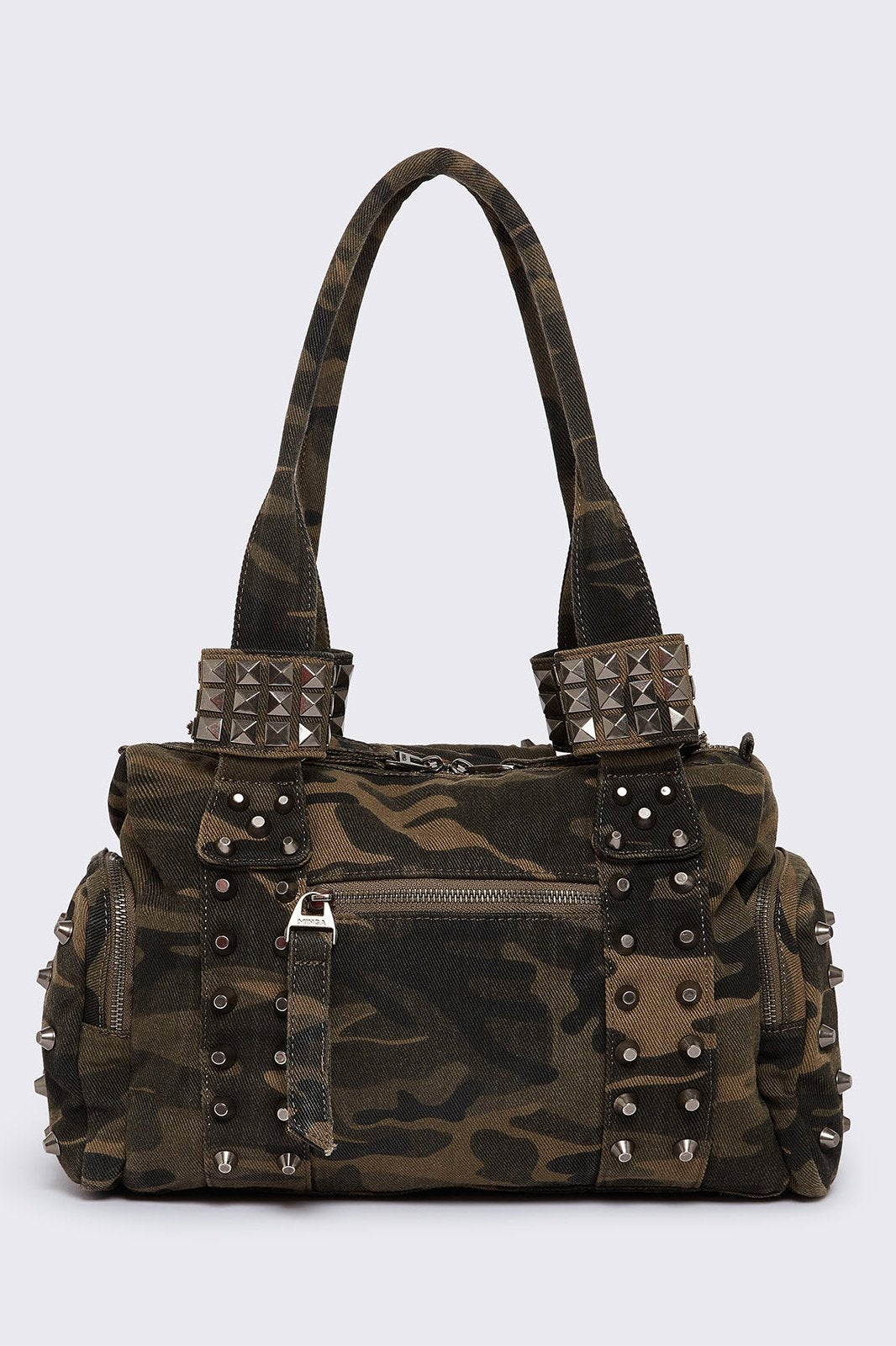 Myrrh Camo Studded Shoulder Bag