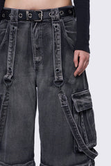 Trek Grey Cargo Jeans