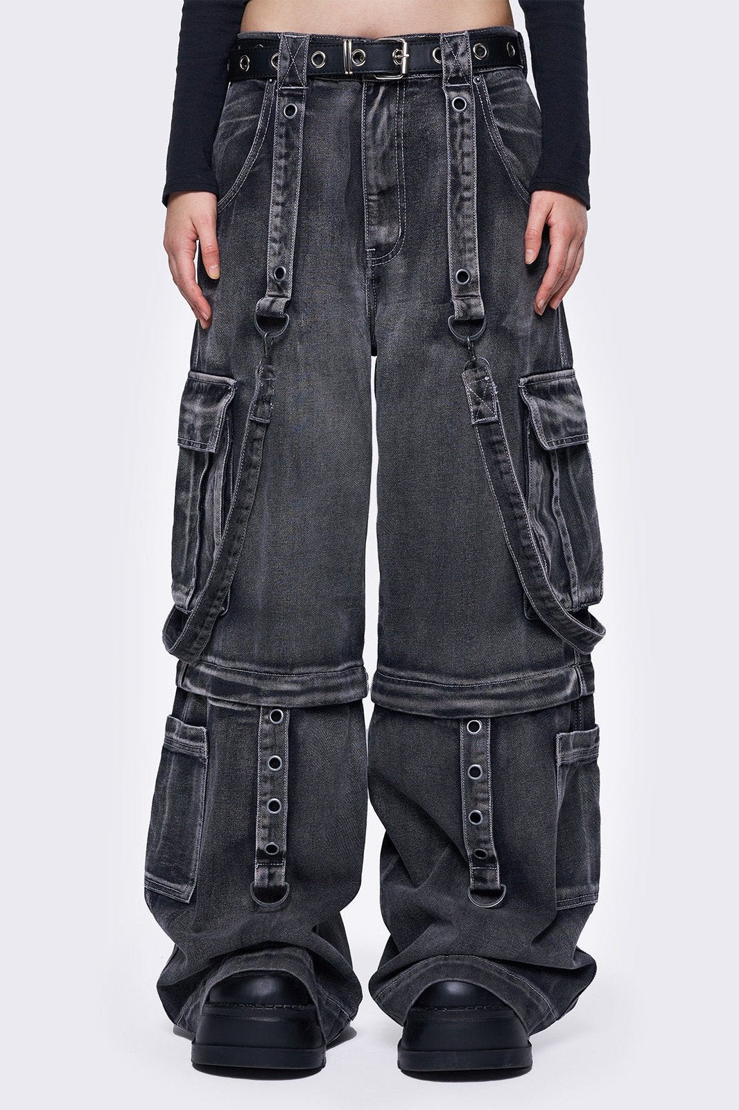 Trek Grey Cargo Jeans