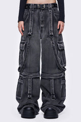 Trek Grey Cargo Jeans