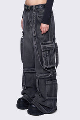 Trek Grey Cargo Jeans