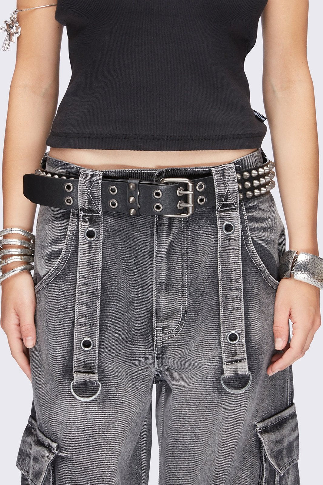 Brutal Spike Studded Belt
