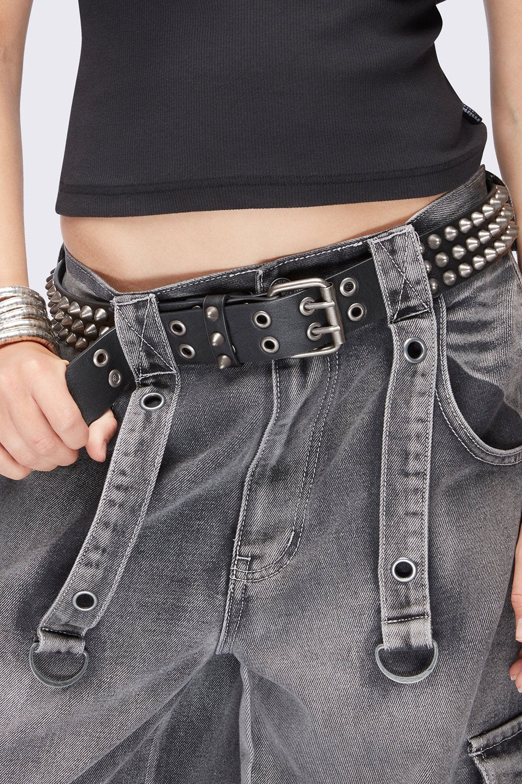 Brutal Spike Studded Belt