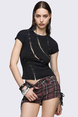 Coal Washed Baby Tee
