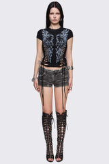 Dynasty Cut-Out Baby Tee