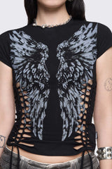 Dynasty Cut-Out Baby Tee