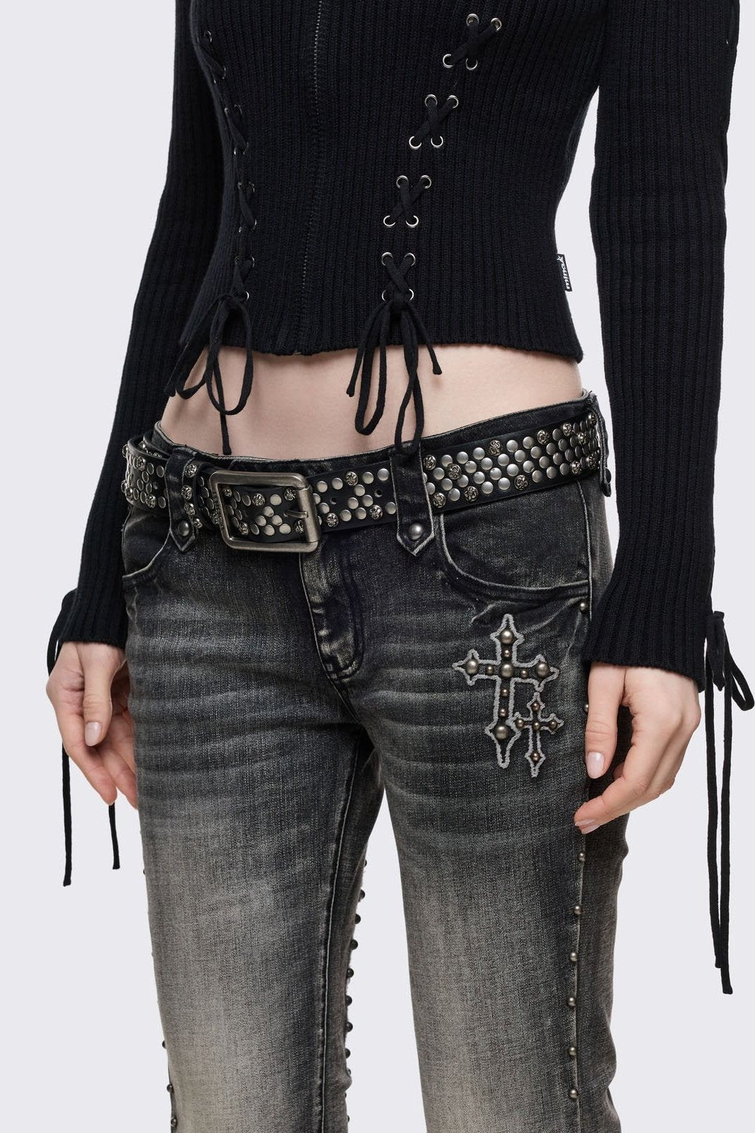 Hammered Buckle Belt