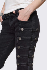 Hilda Military Flared Jeans