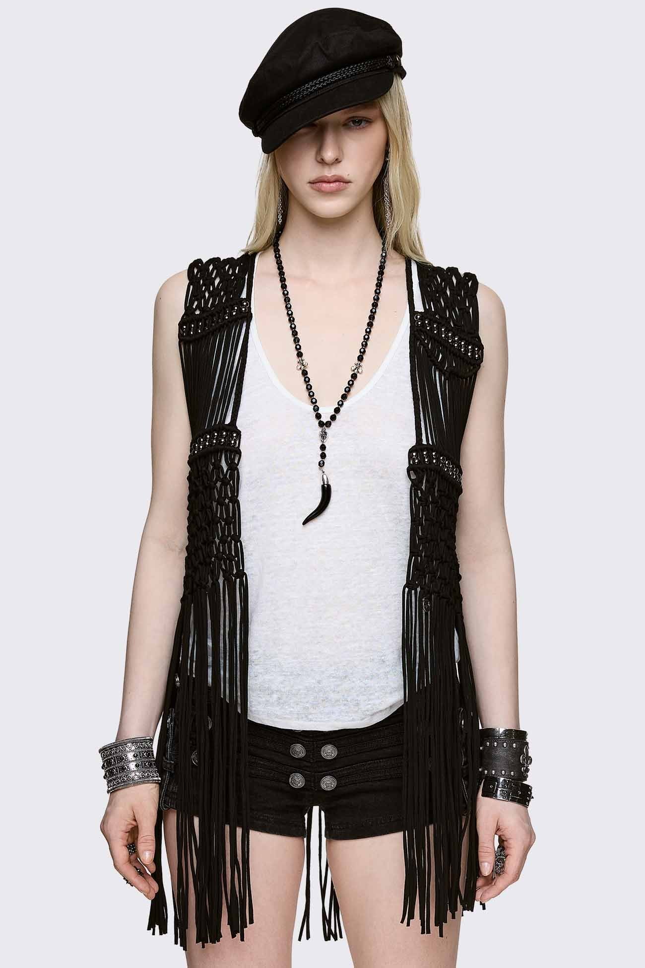 Ingrid Macrame Waistcoat