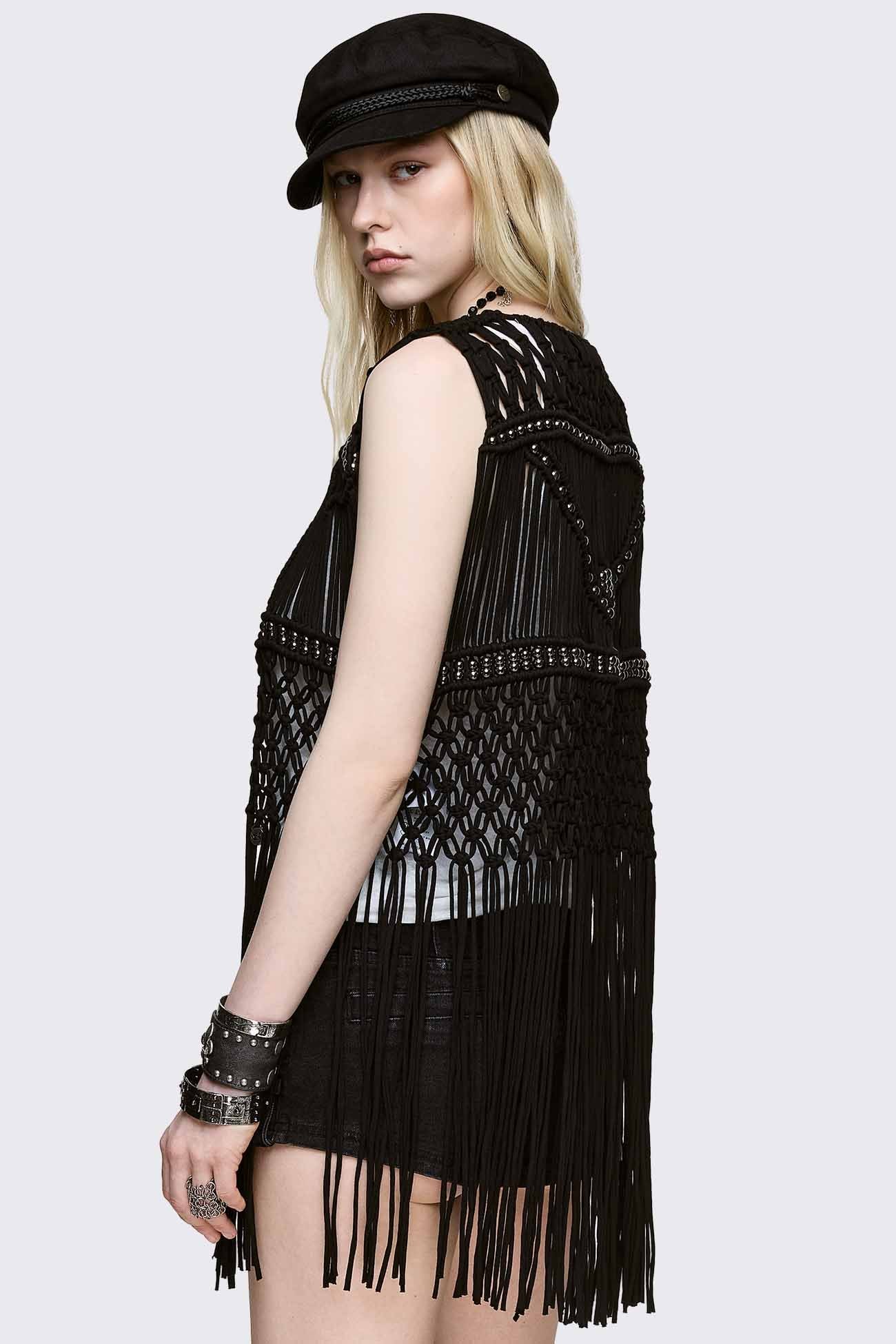 Ingrid Macrame Waistcoat