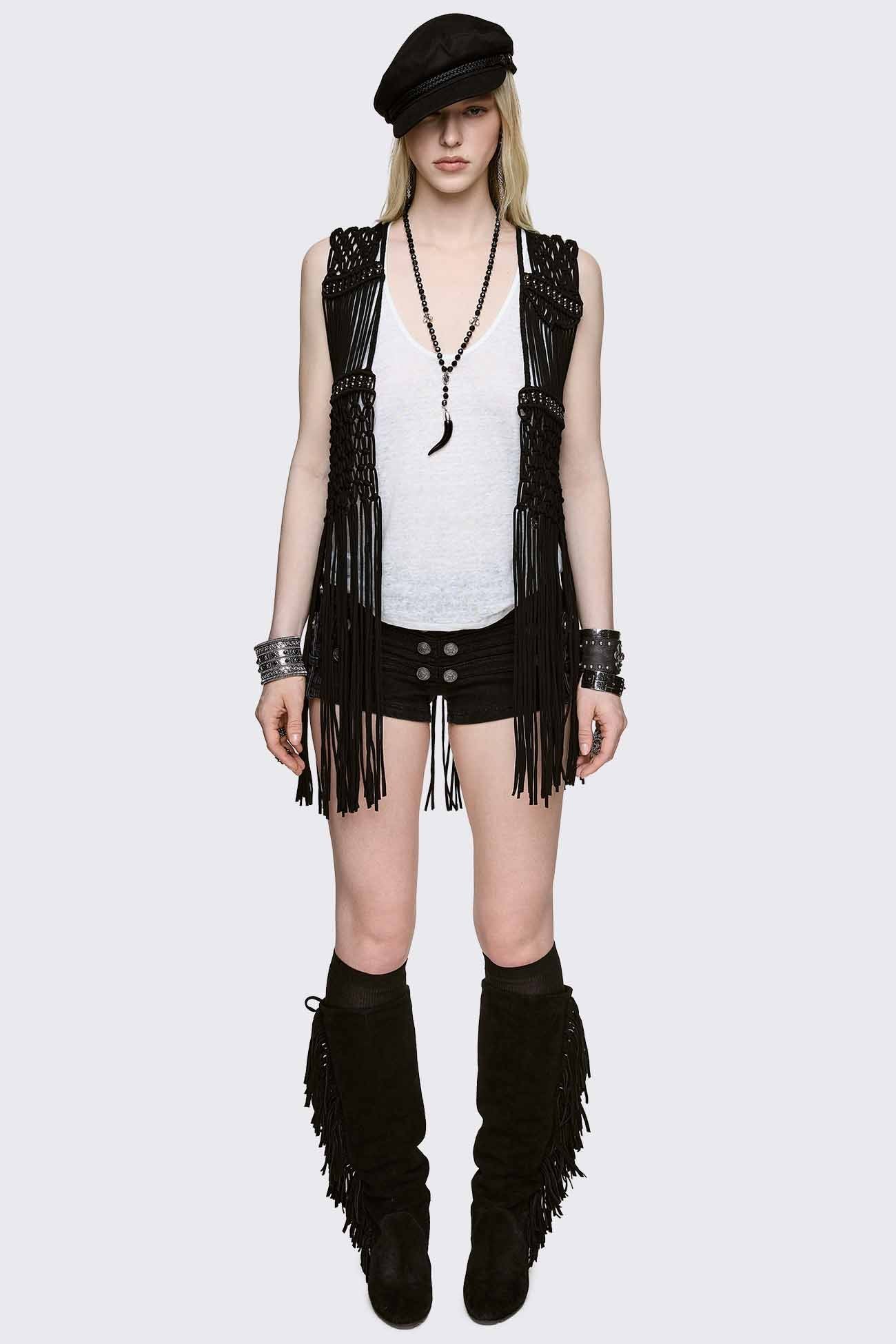 Ingrid Macrame Waistcoat