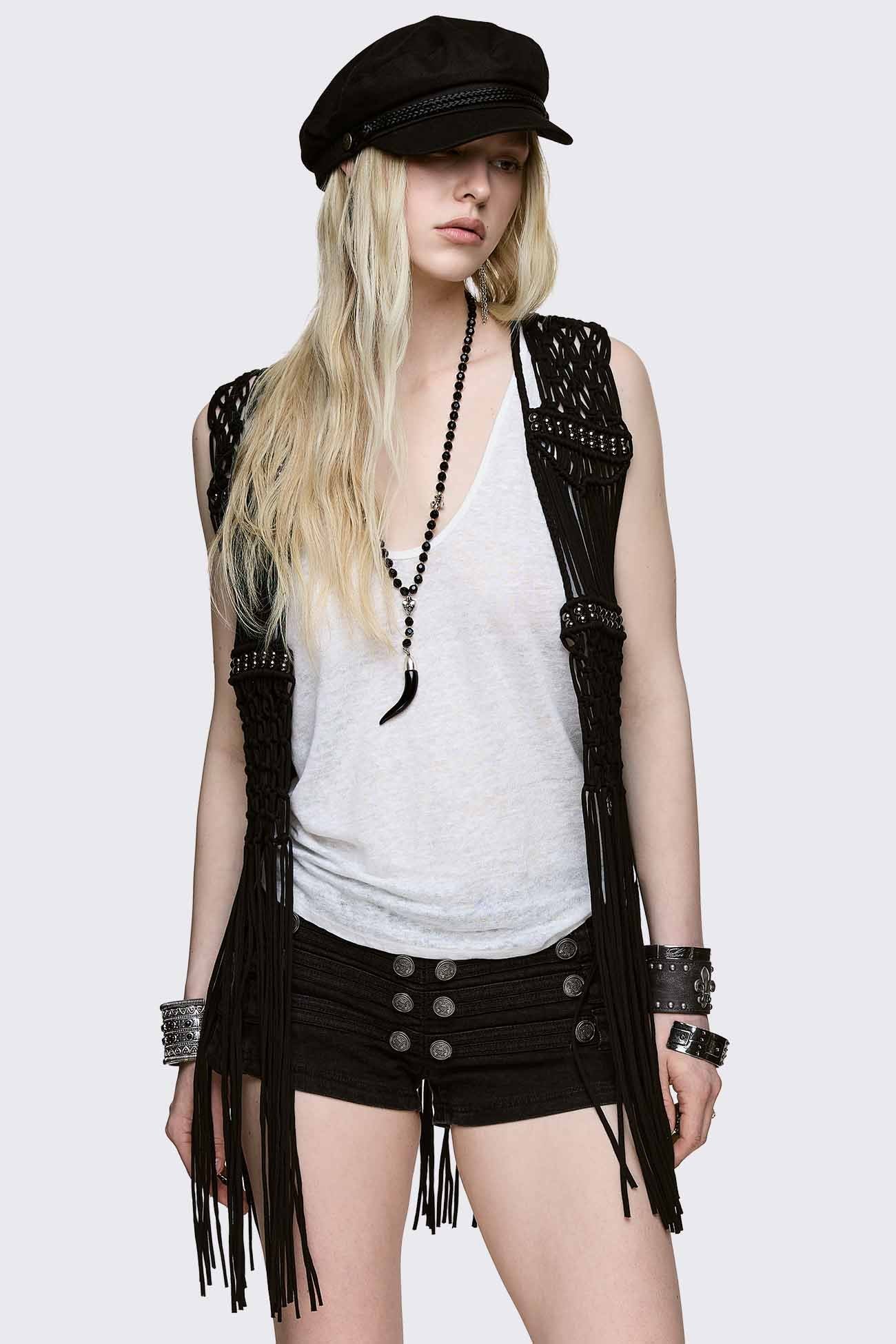 Ingrid Macrame Waistcoat